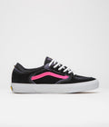 Vans Skate Rowley Shoes in Black and Pink