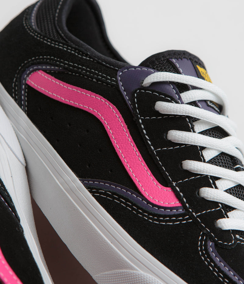 Vans Skate Rowley Shoes in Black and Pink