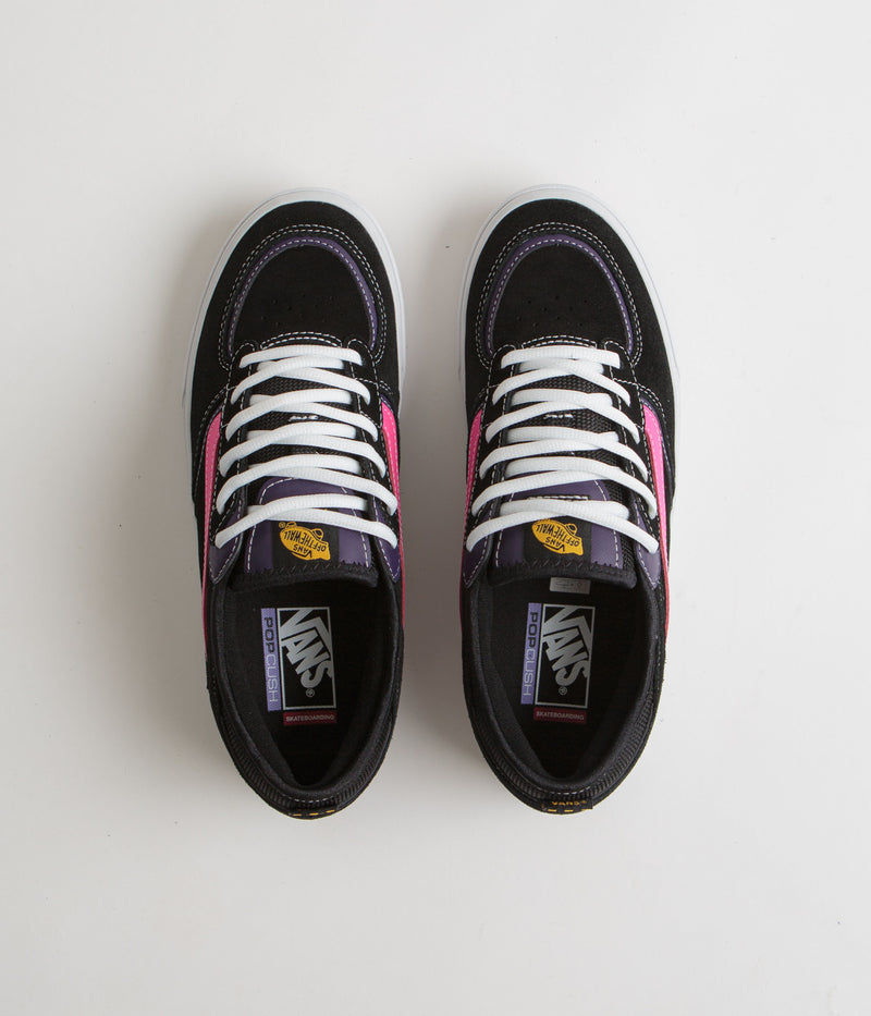 Vans Skate Rowley Shoes in Black and Pink