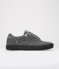 Vans Skate Rowley Shoes in Suede Charcoal and Black