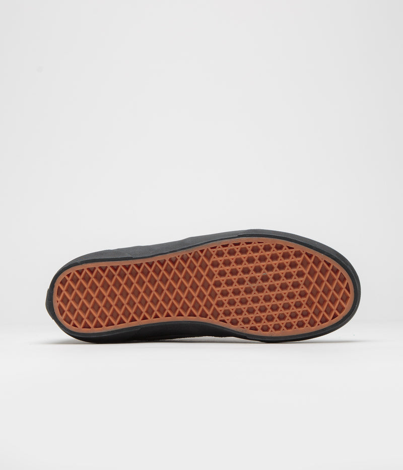 Vans Skate Rowley Shoes in Suede Charcoal and Black