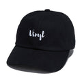 Vinyl Cursive Dad Hat - Black