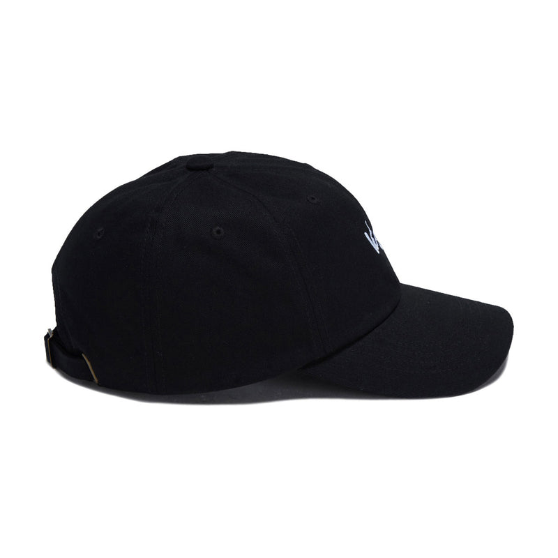Vinyl Cursive Dad Hat - Black