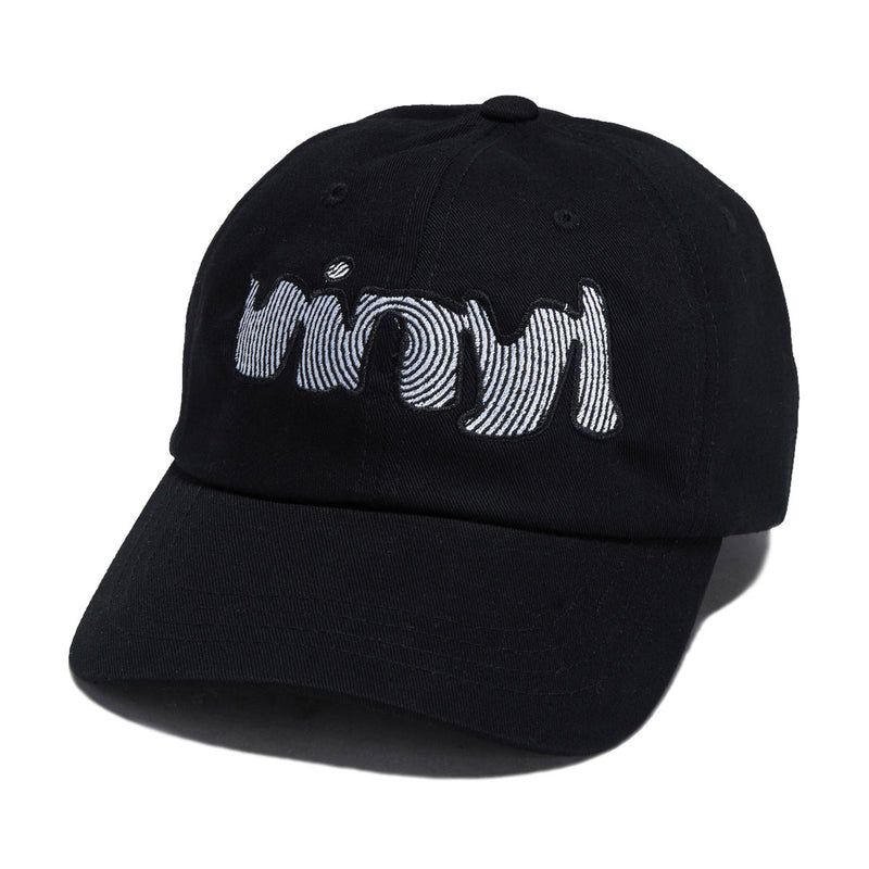 Vinyl Spiral Dad Hat - Black