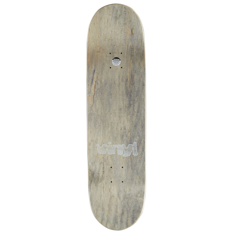 Vinyl Spiral Skateboard Complete - White Marble - 8.50"