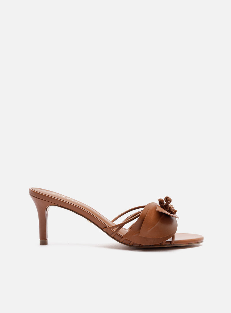 Viola Mid Stiletto Mule Nappa Leather Sandal Sandals R/26