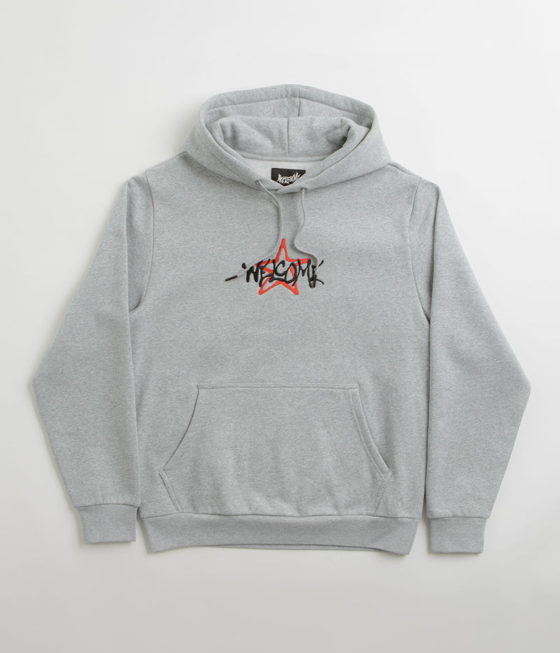 Welcome Sirius Embroidered Hoodie in Heather