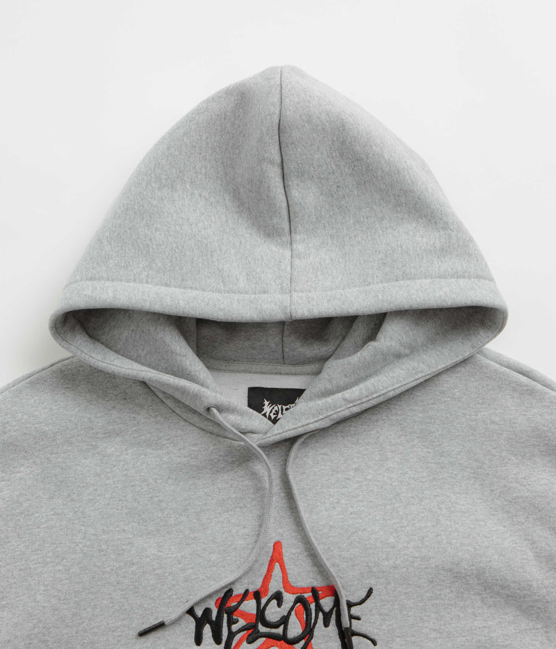Welcome Sirius Embroidered Hoodie in Heather