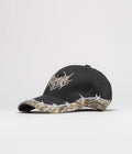 Welcome Splinter Embroidered Cap in Black