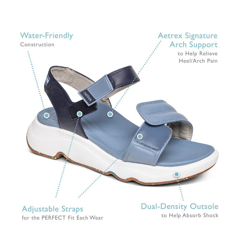 Whit Water-Friendly Sport Sandal #color_black