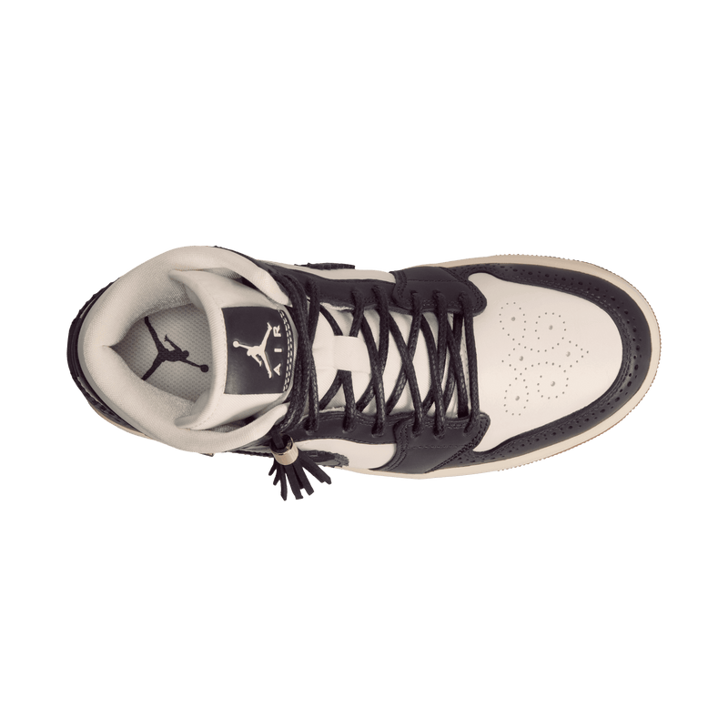 Women's Air Jordan 1 Mid SE "Off Noir Pearl White"