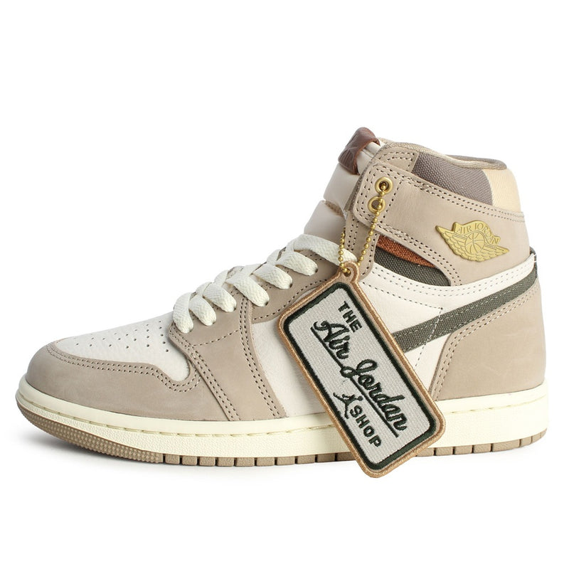 Women's Jordan 1 Retro HI OG Khaki/Multi-Color-Sail (FD2596 201)