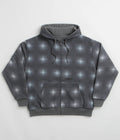 Yardsale Reversible Thermal Hoodie in Black and Charcoal