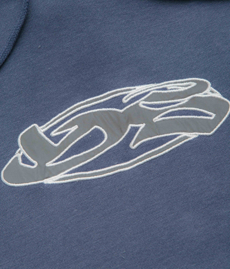 Yardsale YS 3M Hoodie in Washed Blue