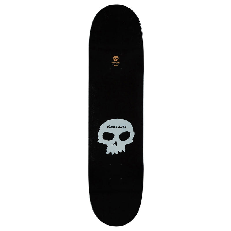 Zero x Pleasures Skulls Skateboard Deck - 8.25"