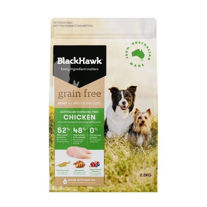 Back Hawk Grain Free Chicken - 2.5 kg