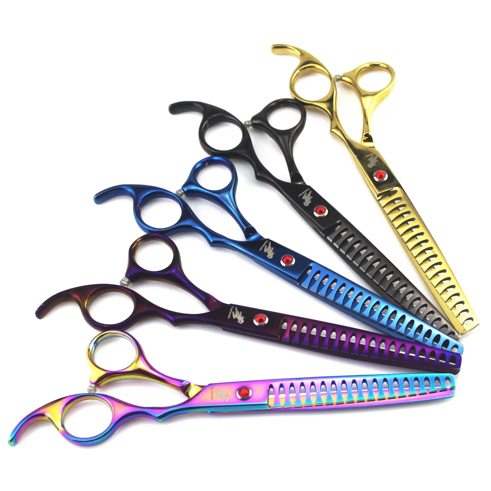 Professional 6.5"7 inch  Dog Grooming Scissors, thinning shears