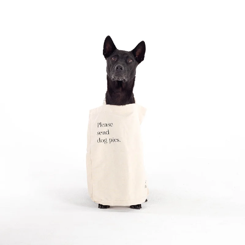 Tote Bag "Send dog pics"