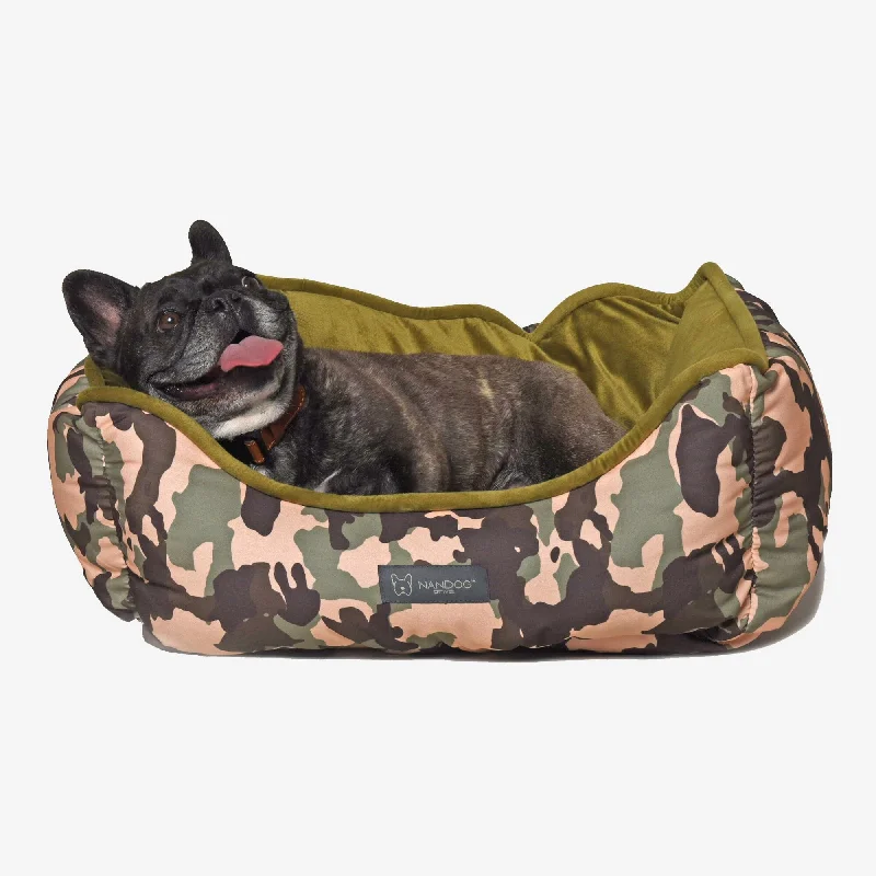 Signature Bed in Green Camouflage