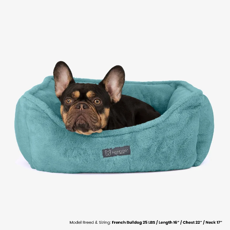 Super Cloud Reversible Dog & Cat Bed - Jade Green