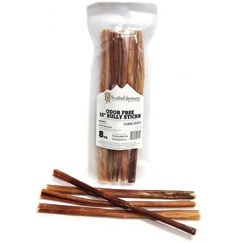 Tuesday's Natural Dog Company Odor Free Bully Sticks- 12 inch