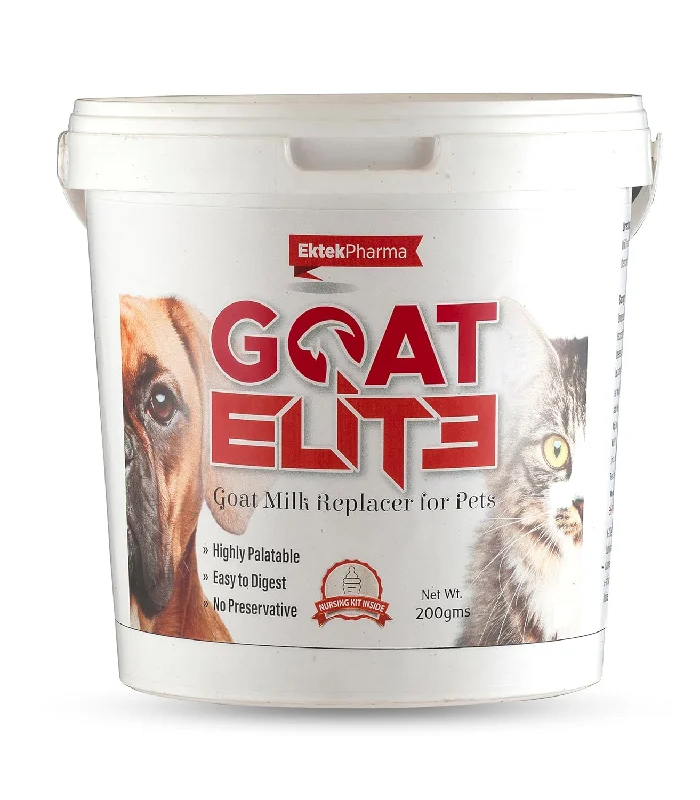 Goat Elite Milk Replacer Milk Powder for Pets 200gm