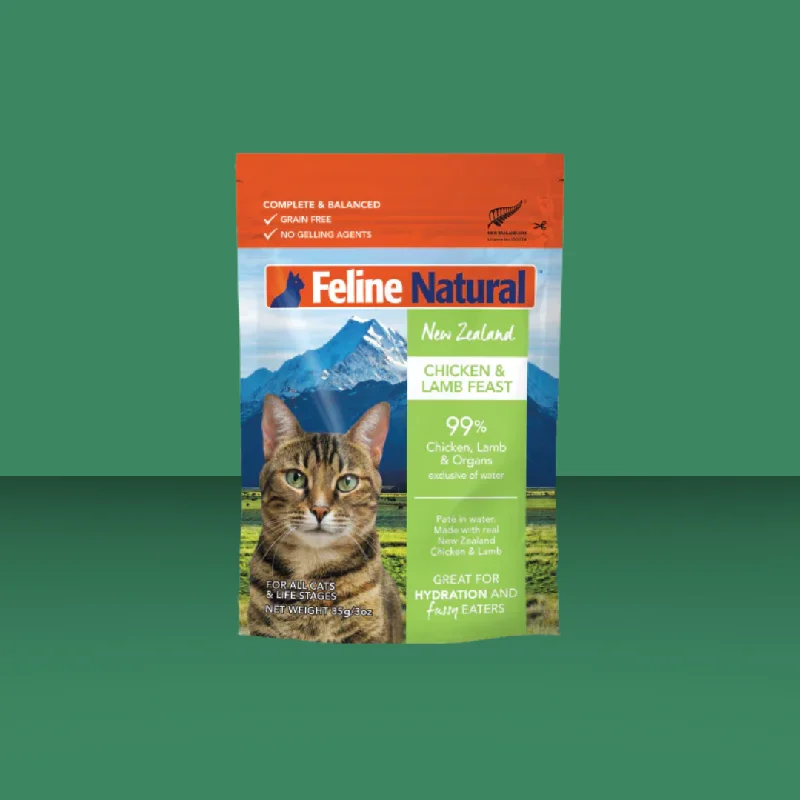 Feline Natural Chicken & Lamb Pouch