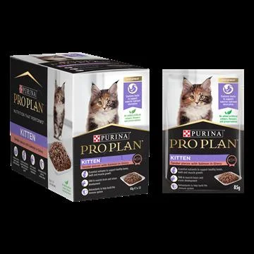 Pro Plan Kitten Salmon/Gravy Pouch 85g