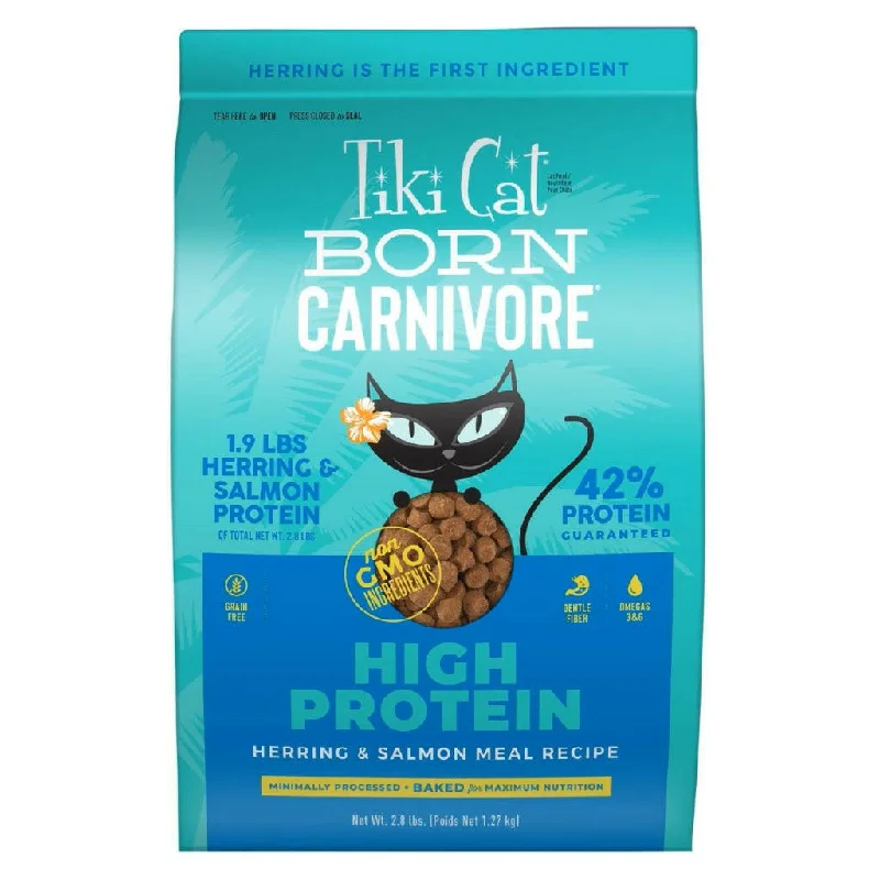 Tiki Cat Born Carnivore Herring & Salmon  (2.8 lbs)