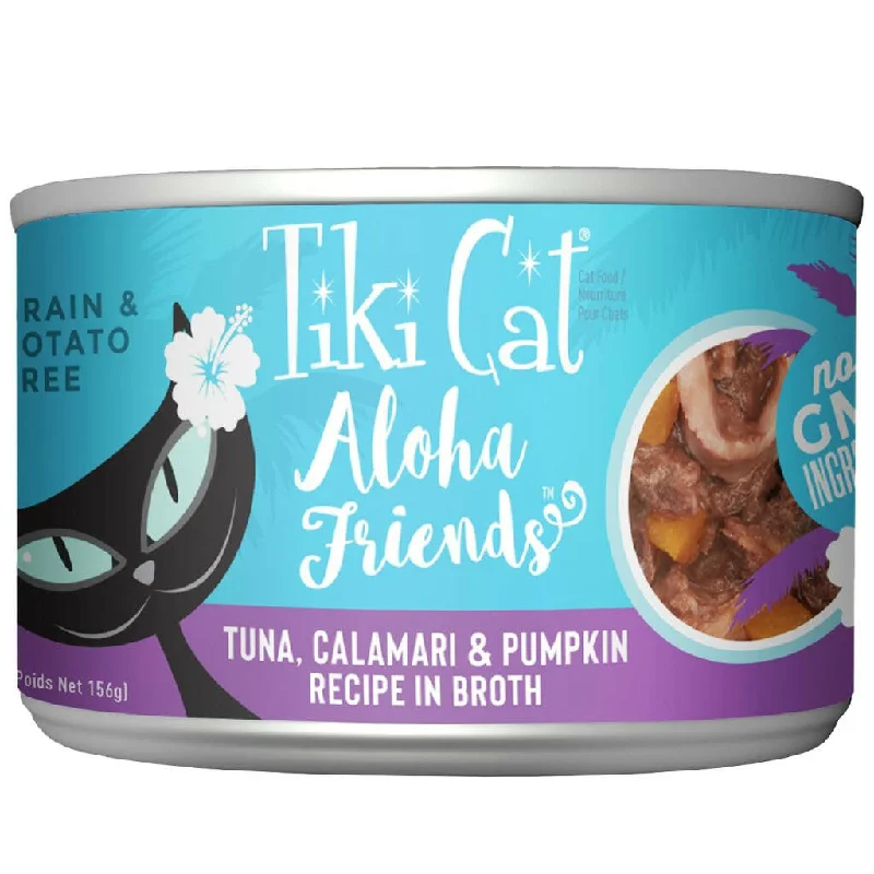 Tiki Cat Aloha Friends Tuna Calamari Pumpkin (5.5 oz x 8 cans)