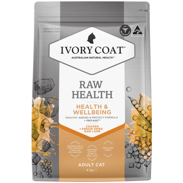 IVORY COAT WELLBEING RAW HEALTH CAT 2KG