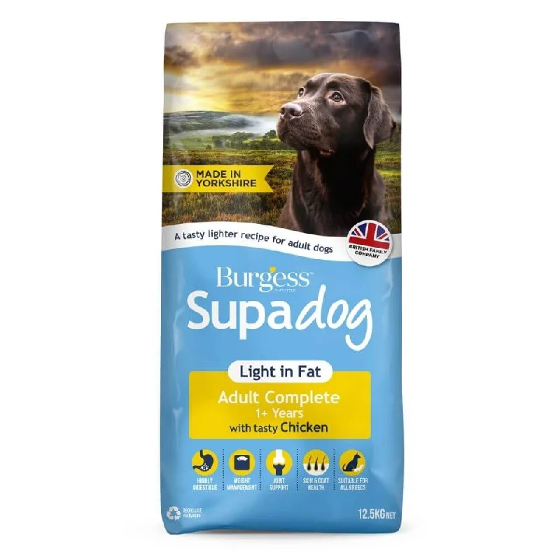 Burgess Supadog Light in Fat Adult Chicken 12.5kg