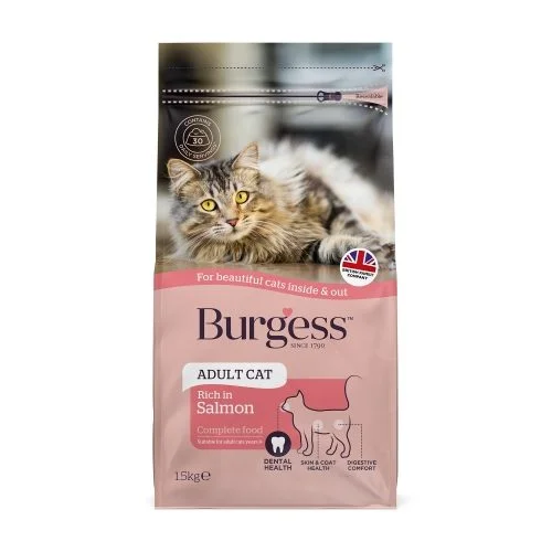 Burgess Adult Cat Scottish Salmon 1.5kg