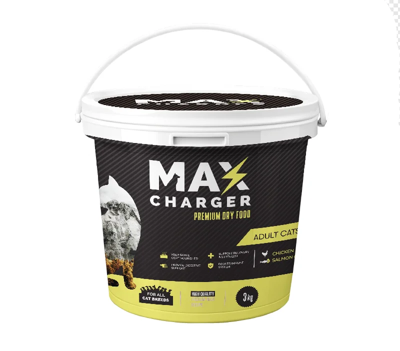 Max Charger Premium dry food for adult cat 3K