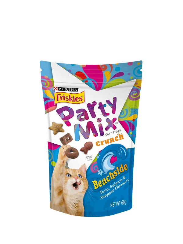 FRISKIES PARTY MIX BEACHSIDE CRUNCH 60G