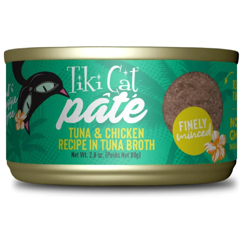 Tiki Cat Luau Ahi Tuna & Chicken Pate (2.8 oz x 12 cans)