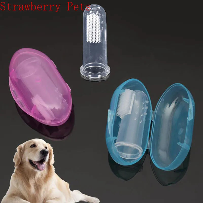 Hot Selling Soft Pet Finger Toothbrush