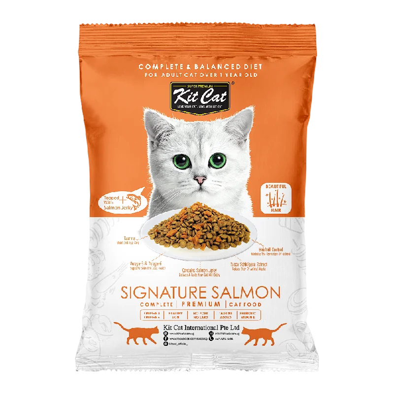 Kit Cat Premium Cat Dry Food -  Signature Salmon (Sample)