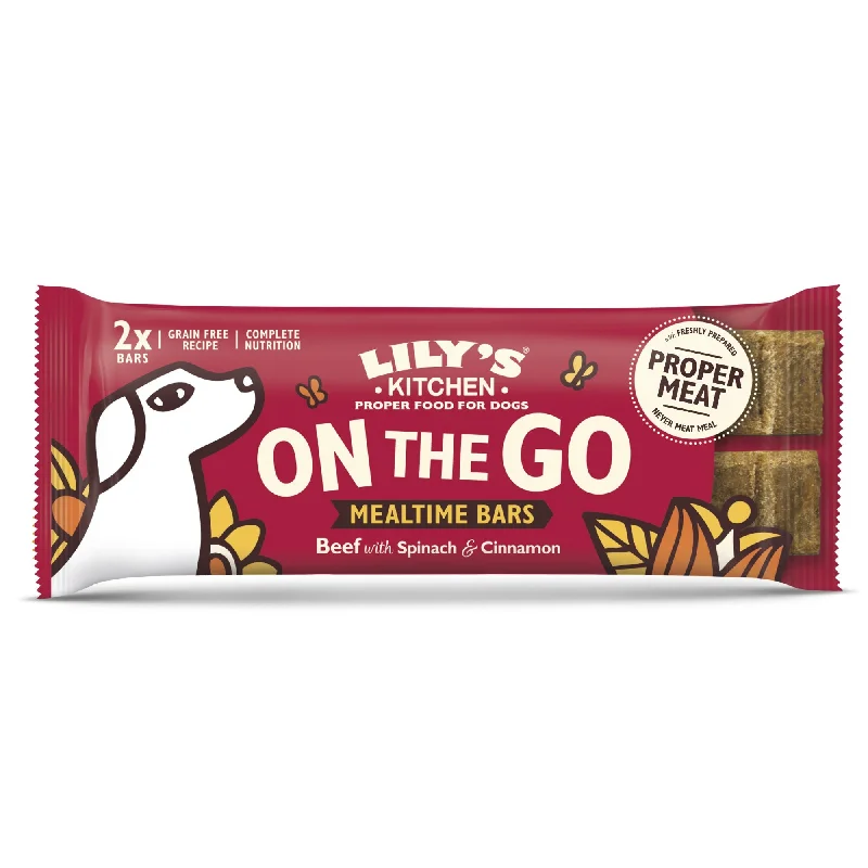 Lily's Kitchen On the Go Mealtime Bars for Dogs Beef