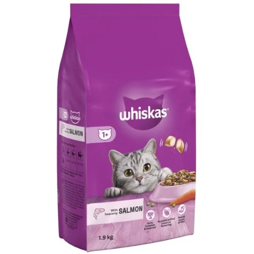 Whiskas 1+ Cat Complete Dry With Salmon