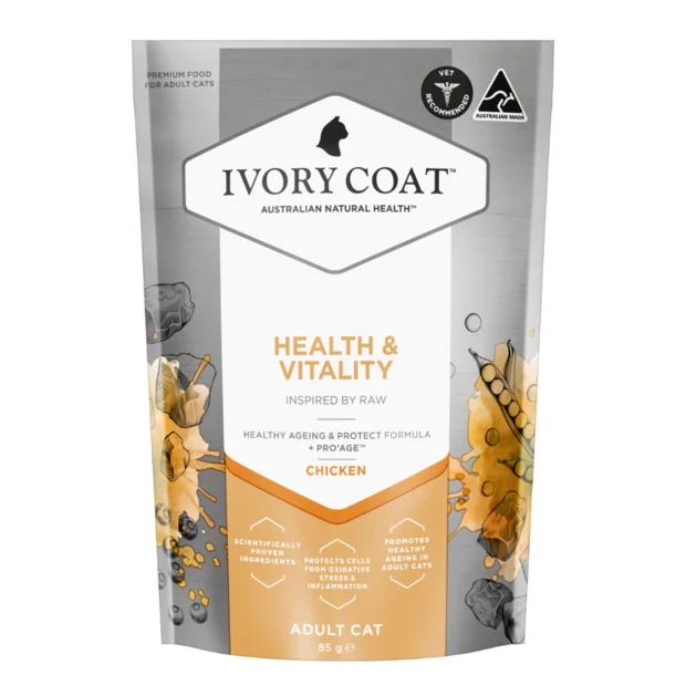 IVORY COAT CAT HEALTH & VITALITY 85G