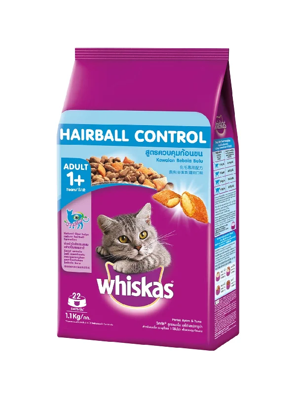 WHISKAS CHICKEN+TUNA 1.1KG