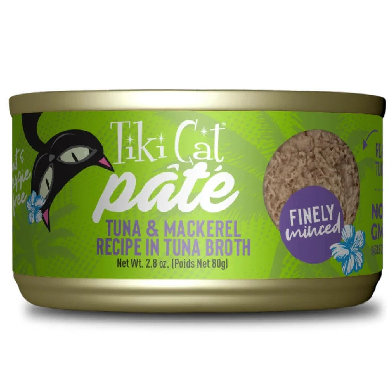 Tiki Cat Luau Ahi Tuna & Mackerel Pate (2.8 oz x 12 cans)