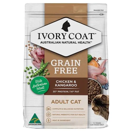 IVORY COAT CHICKEN & KANGAROO ADULT CAT 2KG