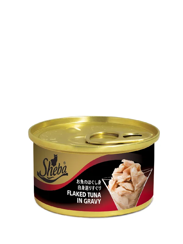 SHEBA FLAKED TUNA WHITEMEAT IN LIGHT JUI 85G