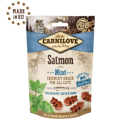 Carnilove Cat Crunchy Snack Salmon With Mint 50 g