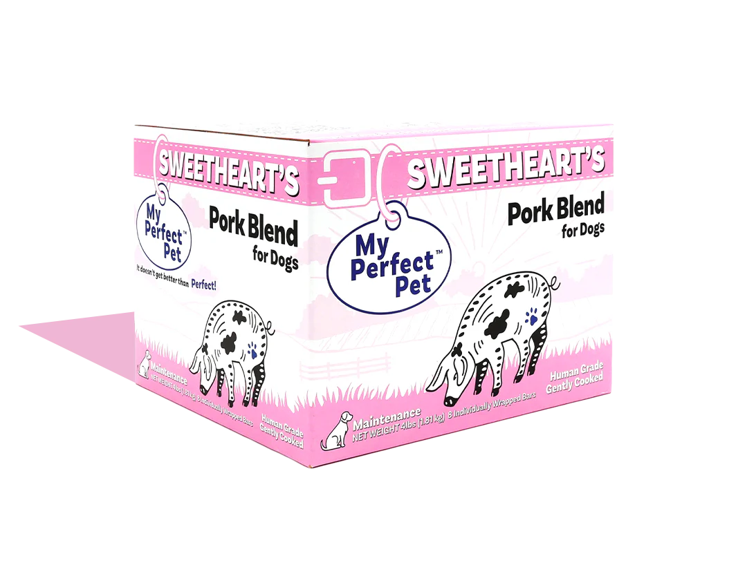 My Perfect Pet Dog Frozen Gently Cooked Food Sweetheart's Pork Blend