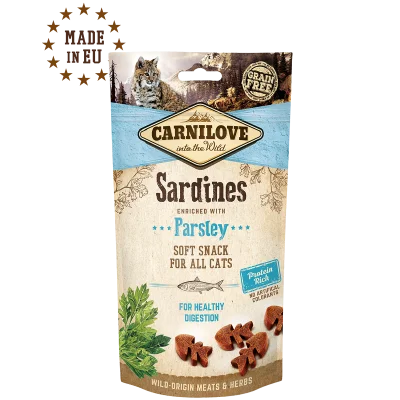 Carnilove Cat Semi Moist Snack Sardine enriched with Parsley 50 g