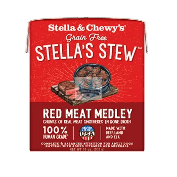 Stella & Chewy’s Cage-Free Beef Lamb Elk Red Meat Medley Stew