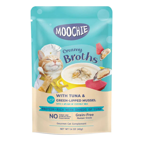 Moochie Creamy Broth With Tuna & Green-Lipped Mussel 40g